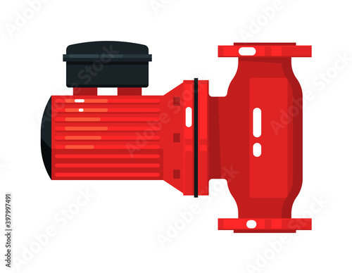 Motor operated flanged water gate valve equipment isolated