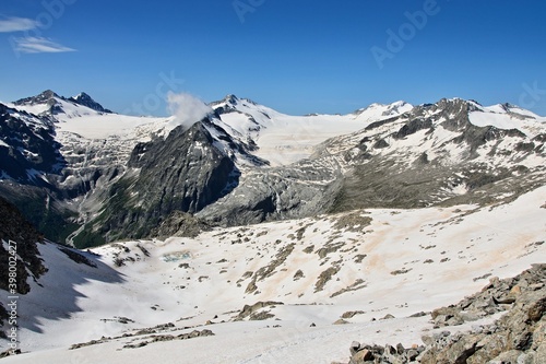 Italy-outlook from the Presena peak