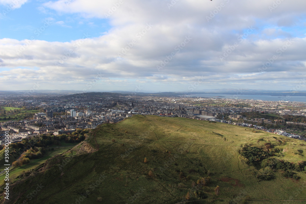 View around Edinburgh from Arthur's seat View around Edinburgh from Arthur's seat