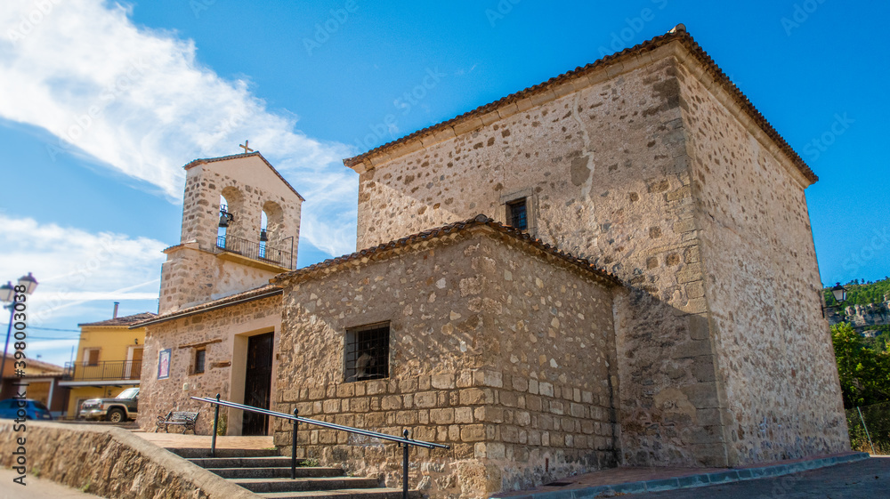 Spanish church in the town