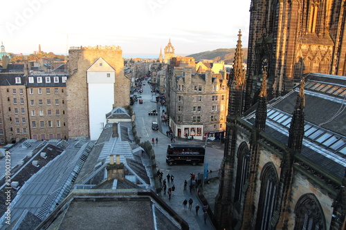 Edinburgh view from above