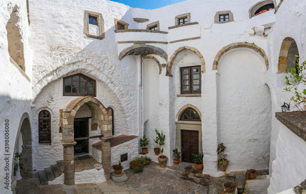 The Monastery of Saint John the Theologian in Patmos Island