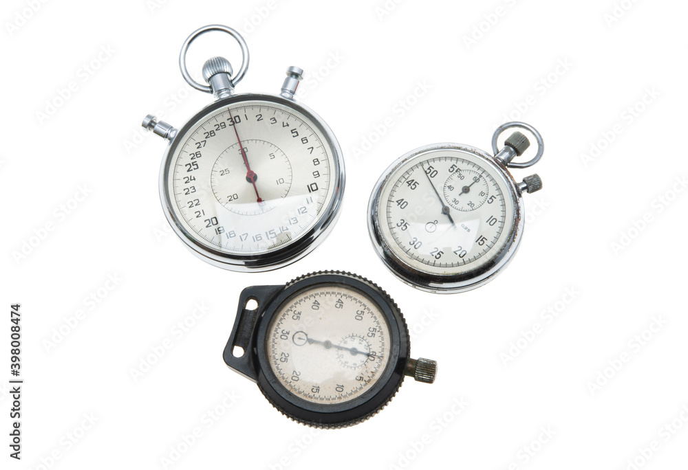 stopwatch isolated on white background stopwatch isolated on white background