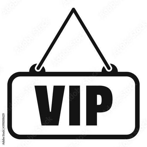 Room service vip icon. Simple illustration of room service vip vector icon for web design isolated on white background