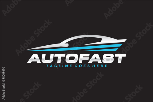 car automotive fast logo