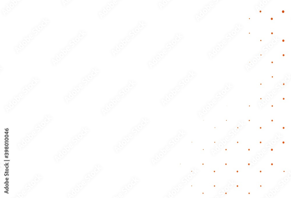 Light yellow, orange vector template with circles. Light yellow, orange vector template with circles.
