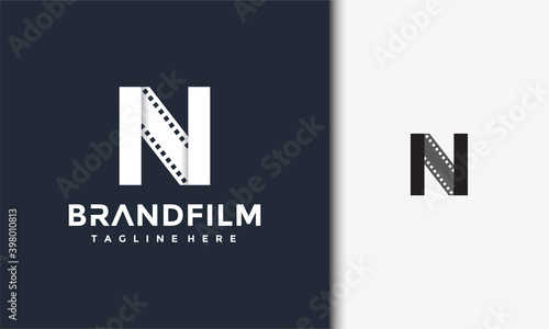 initial N movie film logo