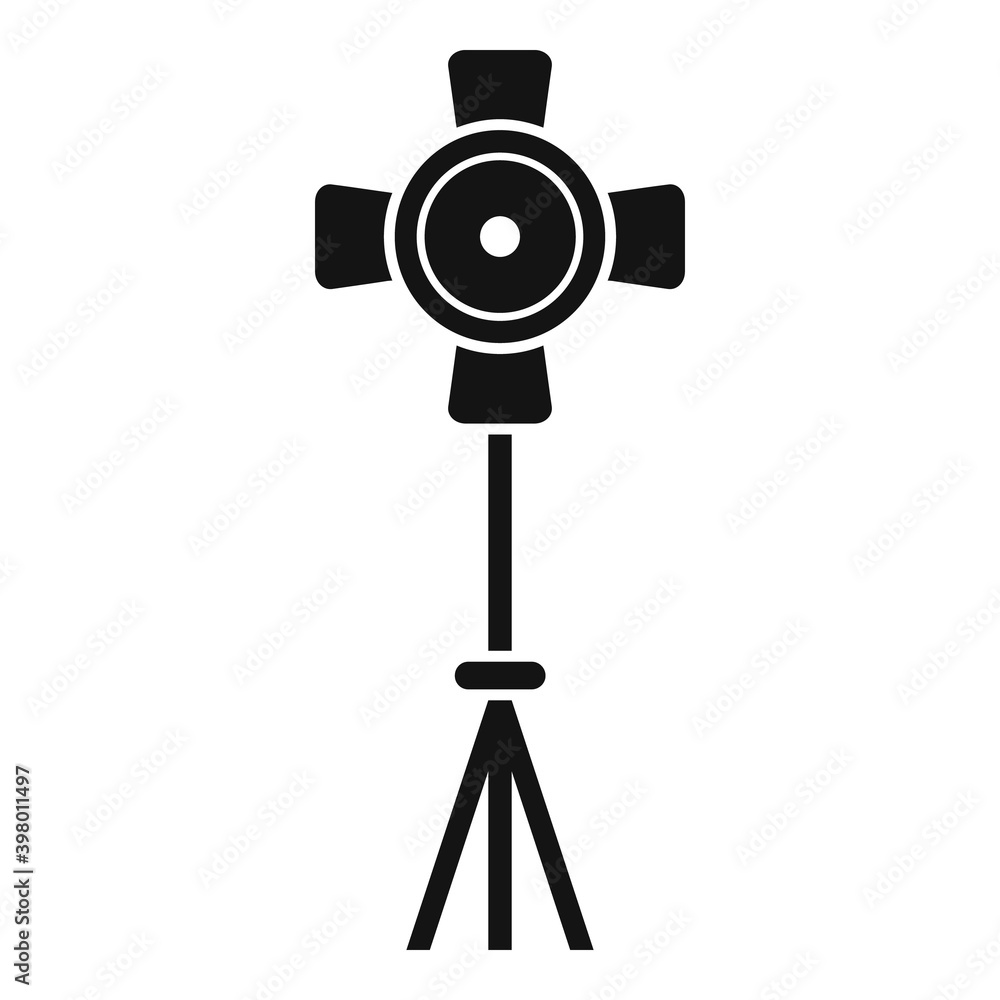 Obraz premium Cinema light icon. Simple illustration of cinema light vector icon for web design isolated on white background