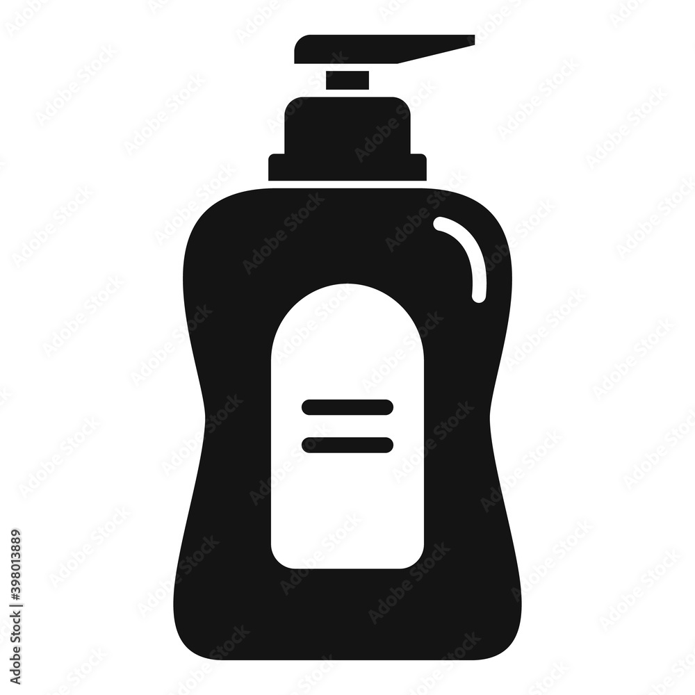 Cleaning dispenser soap icon. Simple illustration of cleaning dispenser soap vector icon for web design isolated on white background