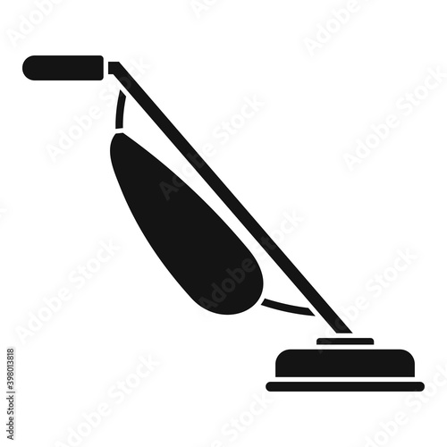 Handle vacuum cleaner icon. Simple illustration of handle vacuum cleaner vector icon for web design isolated on white background