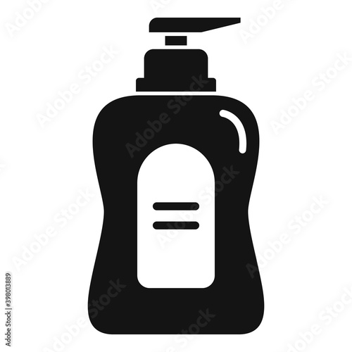 Cleaning dispenser soap icon. Simple illustration of cleaning dispenser soap vector icon for web design isolated on white background