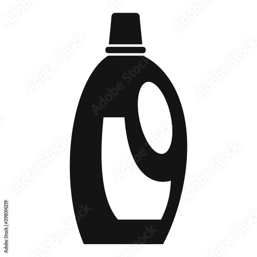 Cleaner plastic bottle icon. Simple illustration of cleaner plastic bottle vector icon for web design isolated on white background