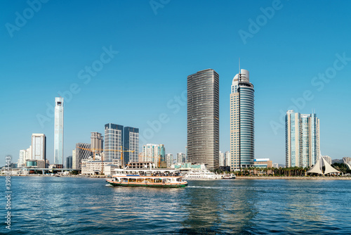 Sea and city view of Xiamen, China © gui yong nian