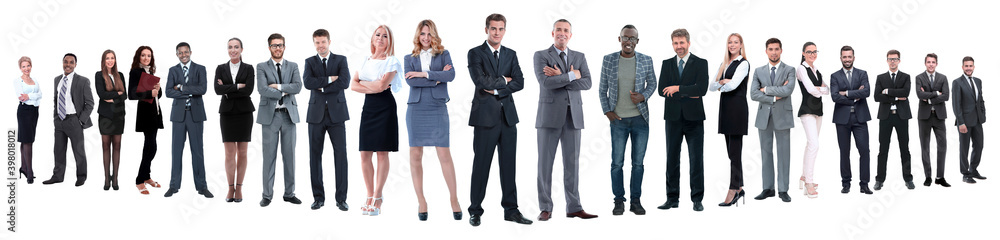 panoramic photo of a professional numerous business team panoramic photo of a professional numerous business team