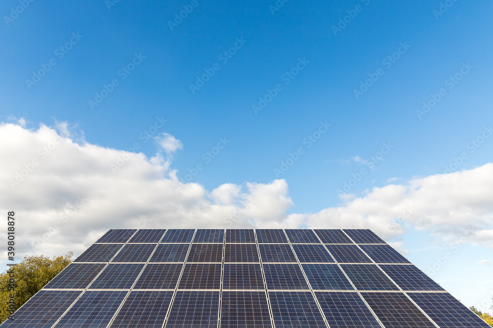 photovoltaic solar power panel on sky background photovoltaic solar power panel on sky background