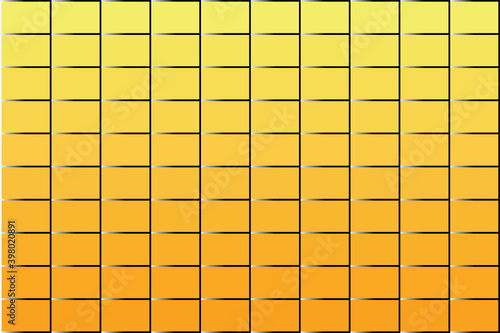 Yellow tile background. Vector background.