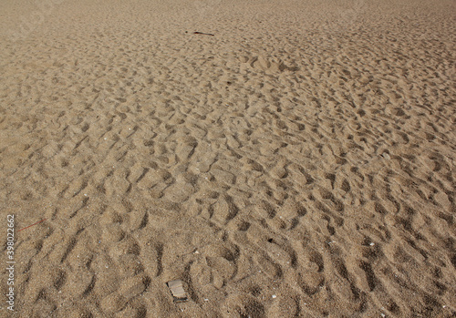  sand pattern of a beach in the summer