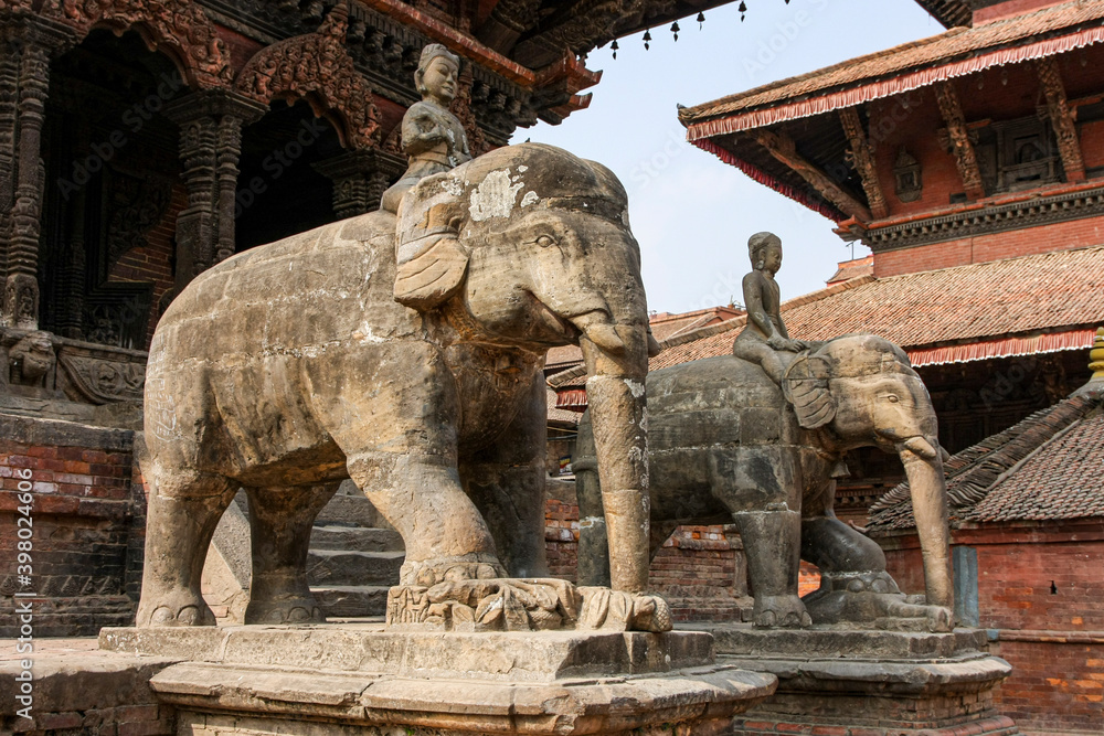 Tempel im Kathmandutal, Nepal
