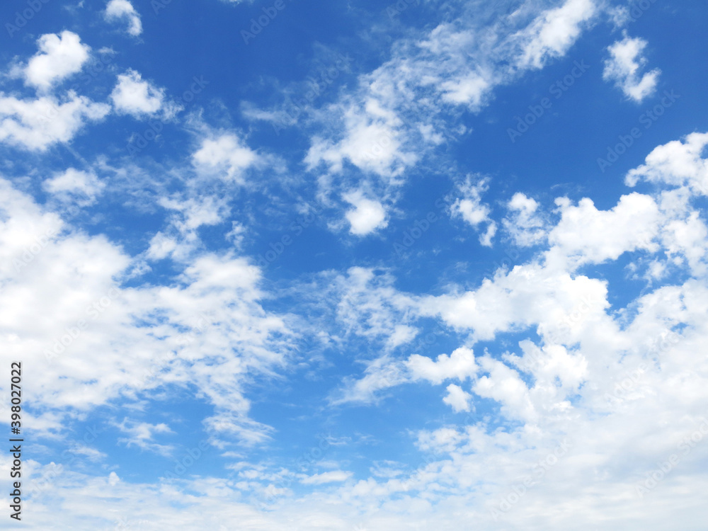 Cloudy sky. White clouds in a blue sky. Blue sky with clouds. Cloudy sky. White clouds in a blue sky. Blue sky with clouds.