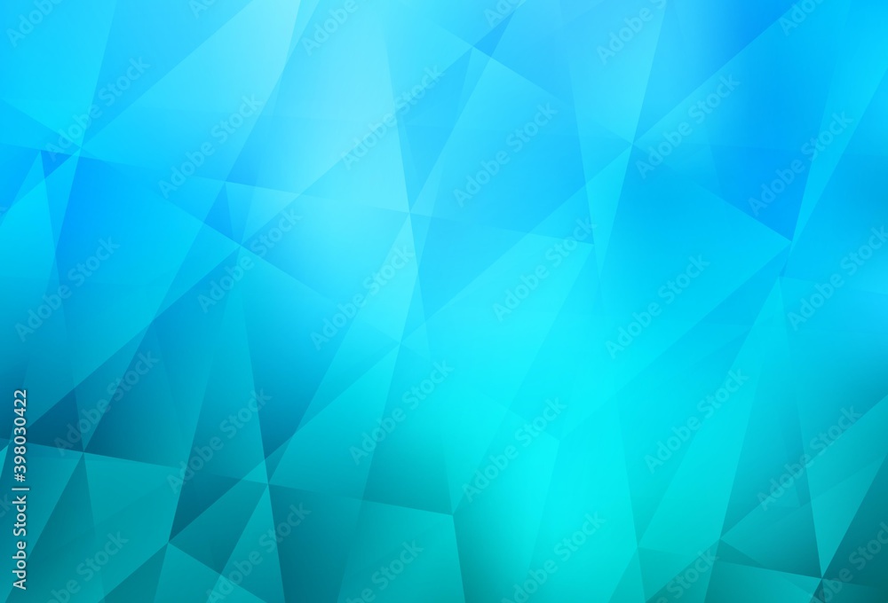 Light BLUE vector abstract polygonal background. Light BLUE vector abstract polygonal background.