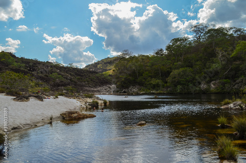 Beautiful region in the interior of Brazil close to the city of Diamantina in the state of Minas Gerais. This region has many rivers, waterfalls and mountains.