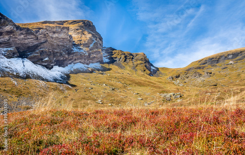 Panoramic  trail from Kleine Scheidegg to Mannlichen, Switzerland. photo