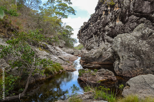 Beautiful region in the interior of Brazil close to the city of Diamantina in the state of Minas Gerais. This region has many rivers  waterfalls and mountains.