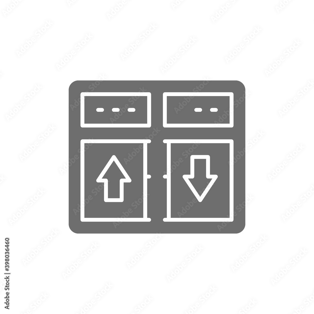 Vector game scoreboard, championship tournament grey icon. Vector game scoreboard, championship tournament grey icon.