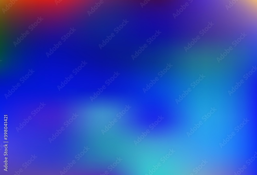 Naklejka premium Light Blue, Yellow vector colorful blur backdrop.