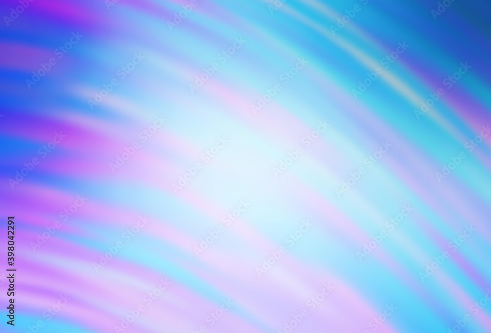 Light Pink, Blue vector backdrop with wry lines.