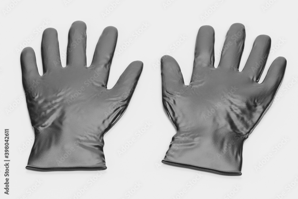 Obraz premium Realistic 3D Render of Latex Gloves