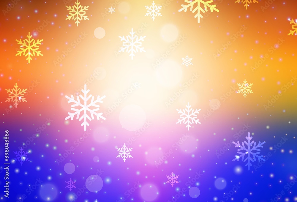 Light Blue, Yellow vector template in carnival style. Light Blue, Yellow vector template in carnival style.