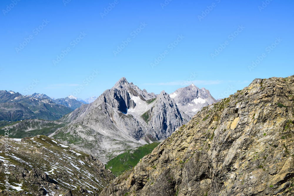 Beautiful Lechtal Alps in Tyrol, Austria