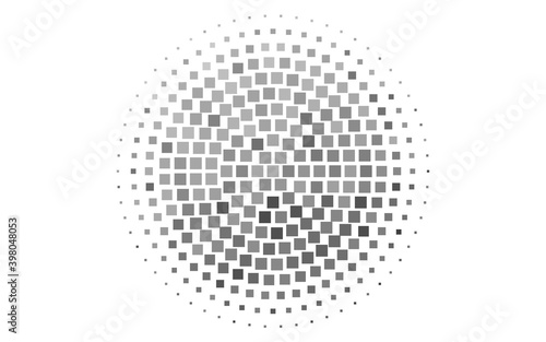 Light Silver, Gray vector texture in rectangular style.