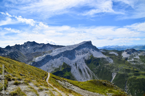 Trekking on a summer day in the Montafon valley, Vorarlberg Austria © Clara