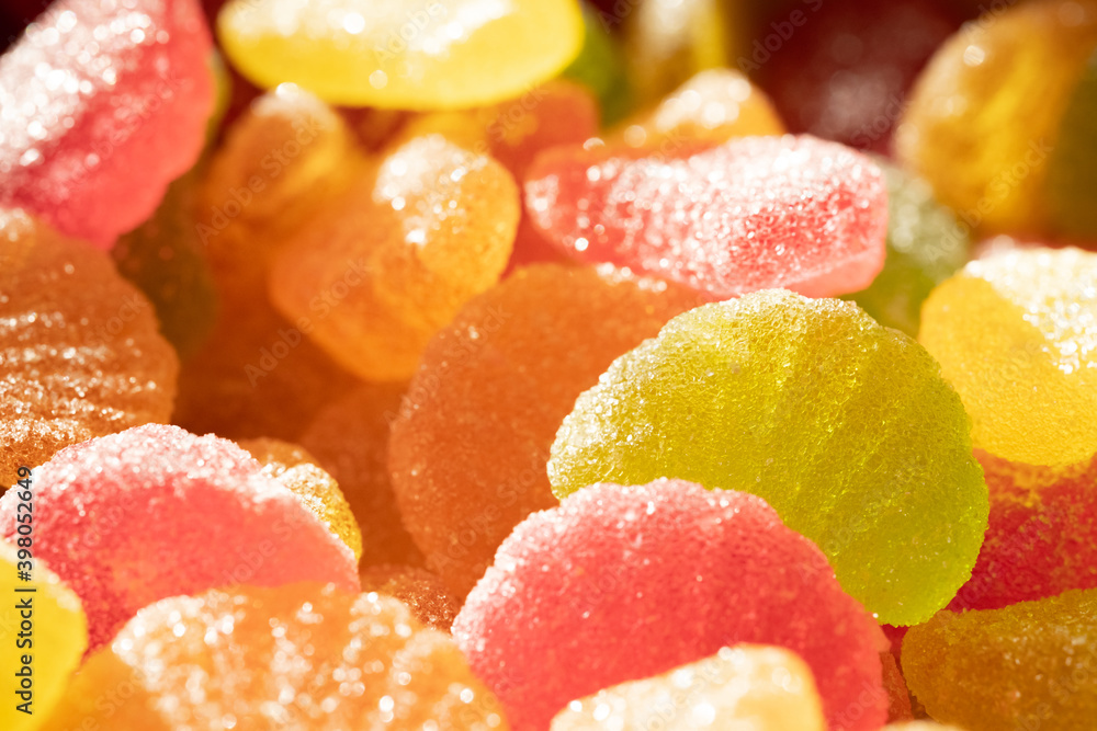 Marmilade candies of different colors Marmilade candies of different colors