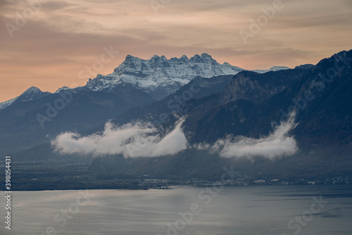 Sunrise in Valais, Switzerland