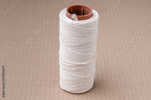 White cord for garters of household items.