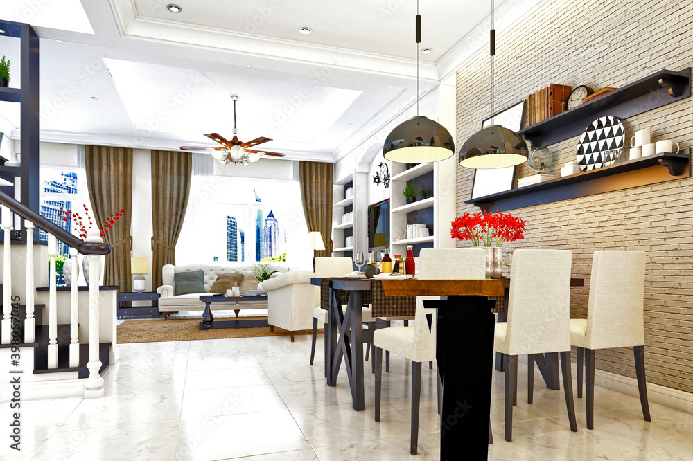 3d render of modern living room 3d render of modern living room