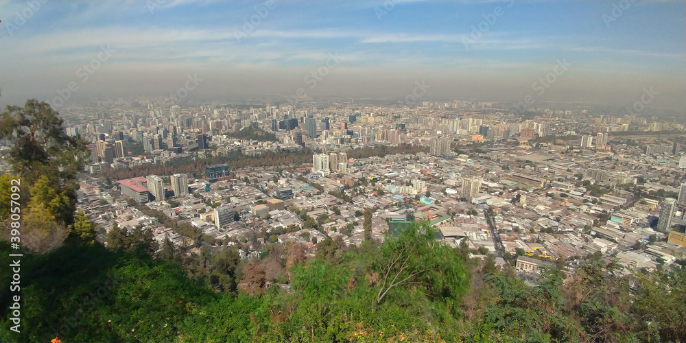 Great metropolis, Santiago de Chile, South America