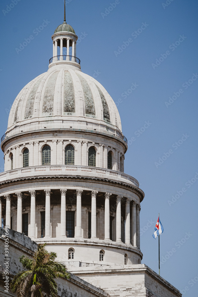 Fototapeta premium Capitole in Havana de Cuba, Cuba