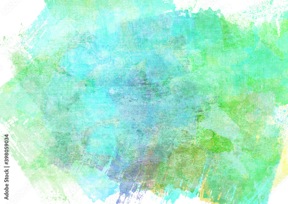 Watercolor fantastic and grungy background