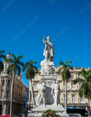 Statue des José Martín in Havanna