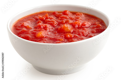 Fototapeta Tinned chopped tomatoes