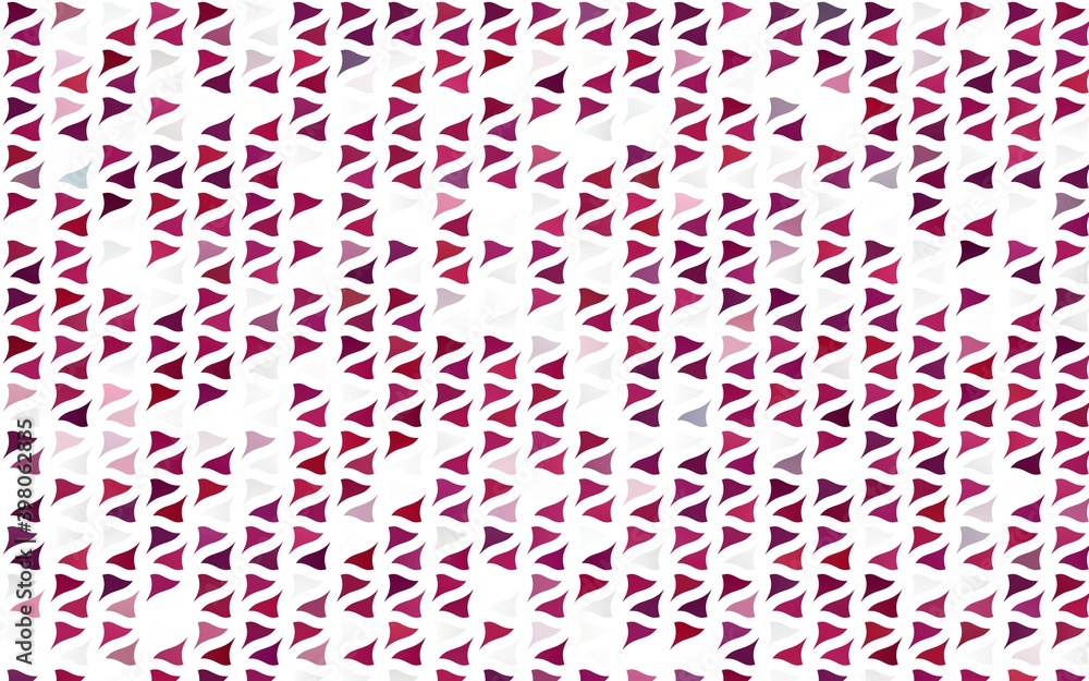 Light Pink vector background with triangles. Decorative design in abstract style with triangles. Pattern for busines ad, booklets, leaflets Light Pink vector background with triangles. Decorative design in abstract style with triangles. Pattern for busines ad, booklets, leaflets