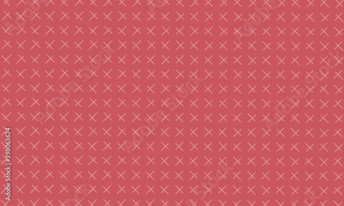 geometric pattern of crossed lines in pink tones.