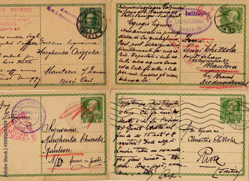 Fototapeta premium CORRISPONDENZA ANTICA