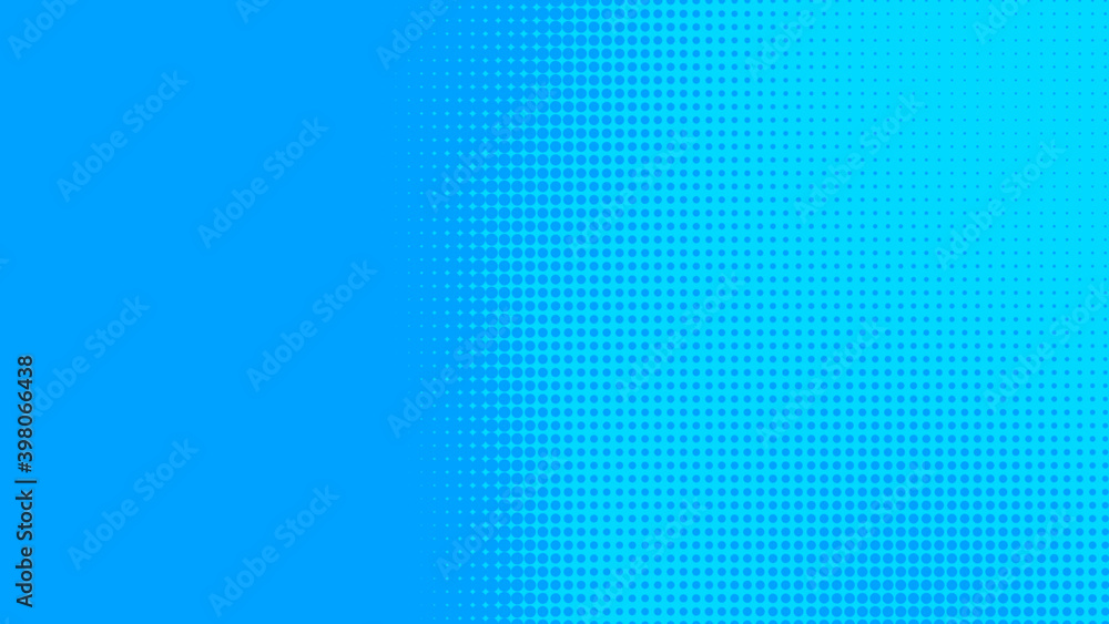Dots halftone blue color pattern gradient texture with technology digital background. Dots pop art comics with summer background. Dots halftone blue color pattern gradient texture with technology digital background. Dots pop art comics with summer background.