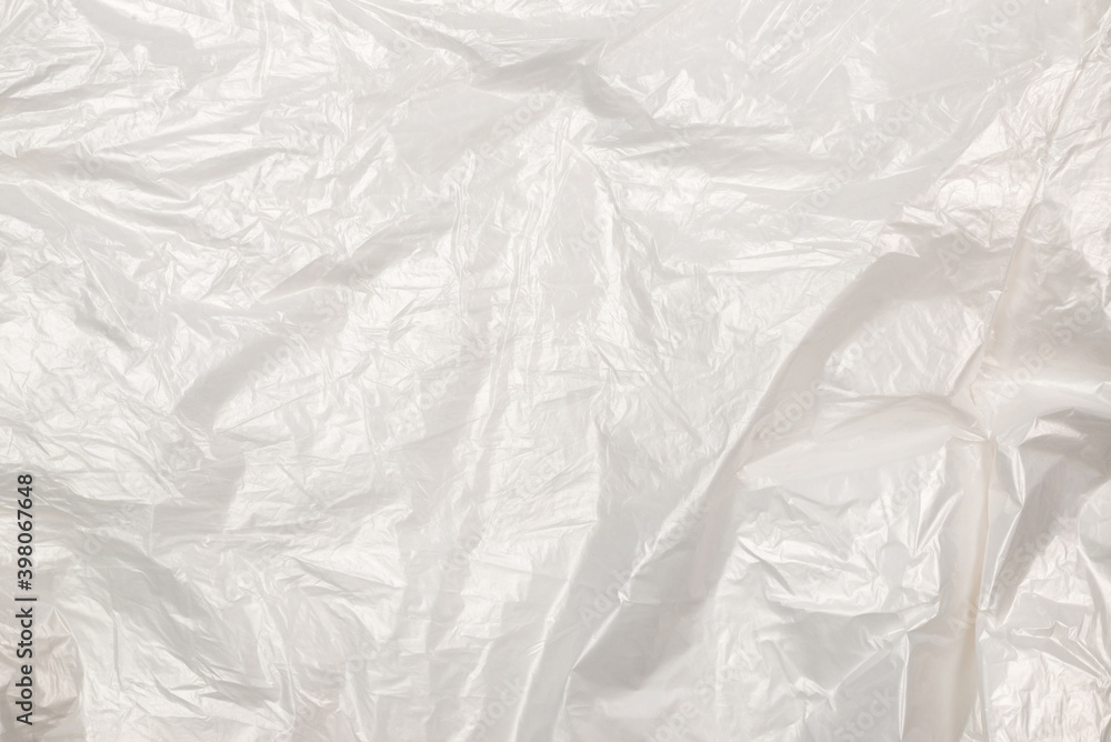 Obraz premium Plastic wihite background. Top view.