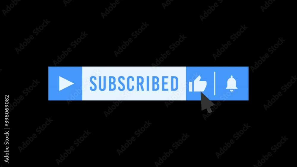 Subscribe button for video channel. Blue and light blue color. Alpha channel Subscribe button for video channel. Blue and light blue color. Alpha channel